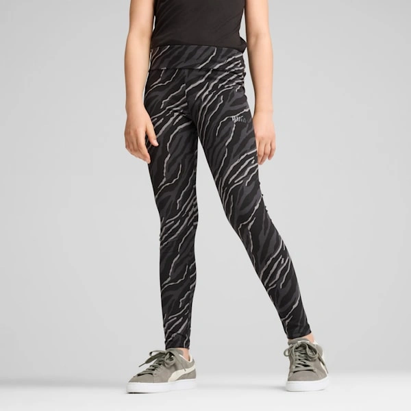 PUMA ESS+ ANIMAL Leggings voor Grote Kids: Wilde Stijl, Ultiem Comfort!